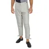 Emporio Armani Silver Pants In Gray