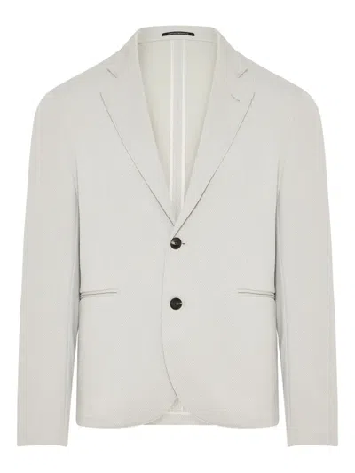 Emporio Armani Single-breasted Blazer In 中性色