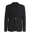 Emporio Armani Single-breasted Blazer In Black