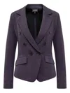 Emporio Armani Single-breasted Blazer In Blue