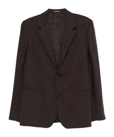 EMPORIO ARMANI SINGLE-BREASTED BLAZER