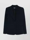 Emporio Armani Single-breasted Blazer Featuring Shoulder Pads