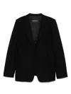 Emporio Armani Single-breasted Blazer Jacket Glitter Finish