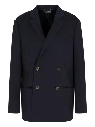 EMPORIO ARMANI EMPORIO ARMANI SINGLE-BREASTED BLAZER JACKET