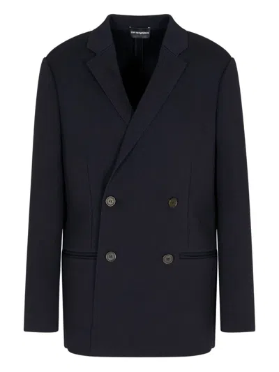 EMPORIO ARMANI EMPORIO ARMANI SINGLE-BREASTED BLAZER JACKET