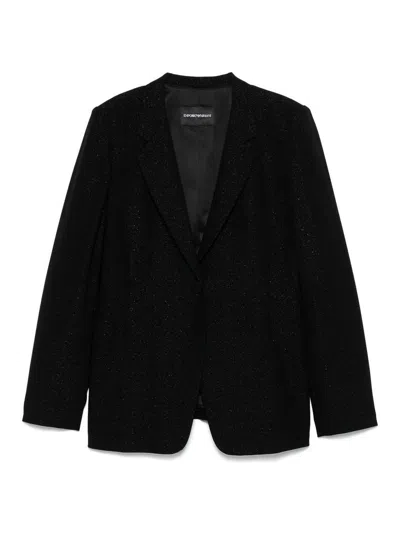 EMPORIO ARMANI SINGLE-BREASTED BLAZER JACKET