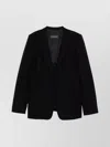 Emporio Armani Single-breasted Blazer Jacket Glitter Finish