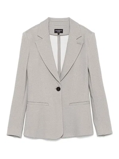 EMPORIO ARMANI SINGLE-BREASTED BLAZER JACKET