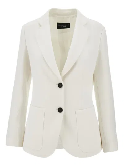 EMPORIO ARMANI SINGLE-BREASTED BLAZER