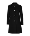 Emporio Armani Single-breasted Coat In Black