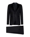 Emporio Armani Two Piece Tuxedo Suit In Black