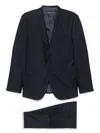 Emporio Armani Single-breasted Suit In Blue