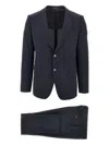 Emporio Armani Single-breasted Suit In Blue