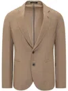 Emporio Armani Single-breasted Suit In 褐色