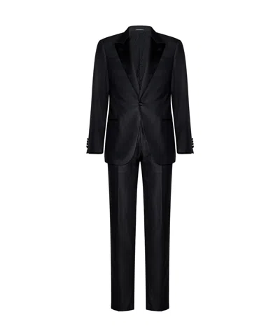 EMPORIO ARMANI EMPORIO ARMANI SINGLE-BREASTED PRESSED CREASE TAILORED SUIT