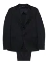 Emporio Armani Single Breasted Suit In Blue