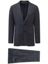 Emporio Armani Wool Single-breasted Blazer In Blue