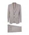 Emporio Armani Single-breasted Suit In Gray