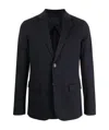 Emporio Armani Tailored Single-breasted Jacket Dart Detailing In Black