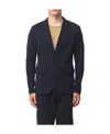Emporio Armani Single-breasted Suit Jacket In Black