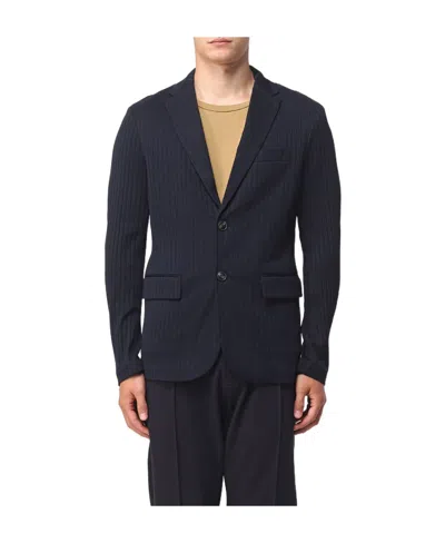 Emporio Armani Single-breasted Suit Jacket In Black
