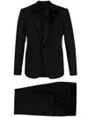Emporio Armani Single-breasted Tailored Suit In Black
