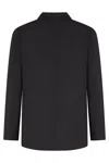 Emporio Armani Single-breasted Two-button Jacket In Blue
