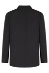 Emporio Armani Single-breasted Two-button Jacket In Blue