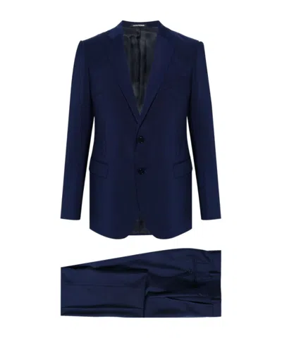 EMPORIO ARMANI SINGLE-BREASTED VIRGIN WOOL SUIT