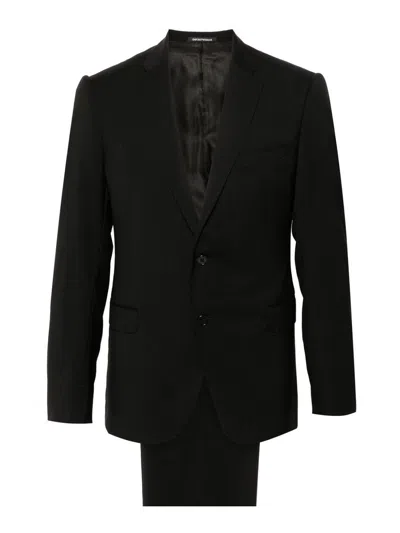 EMPORIO ARMANI SINGLE-BREASTED WOOL SUIT