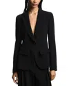 Emporio Armani Single Button Blazer In Black