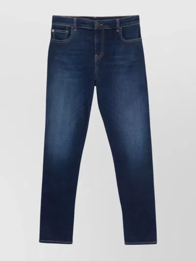 EMPORIO ARMANI SKINNY DENIM COTTON JEANS