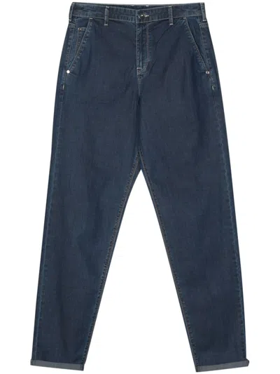 Emporio Armani Skinny Fit Denim Jeans In Blue