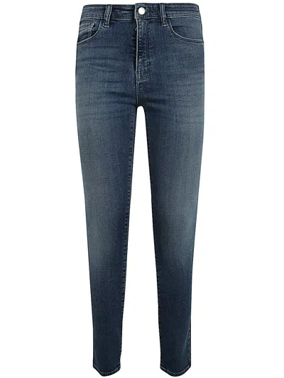 Emporio Armani Skinny Jeans In Blue
