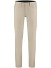 Emporio Armani Skinny Trousers In Neutrals