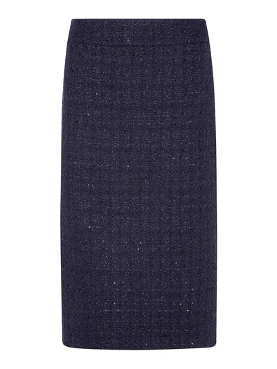 Emporio Armani Skirt In Blue