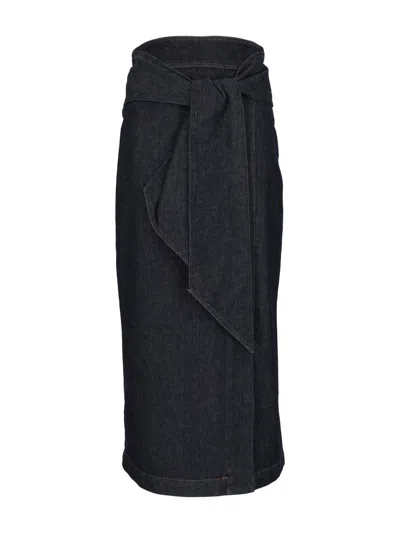 Emporio Armani Skirt In Blue