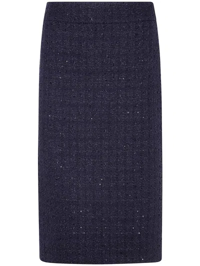 Emporio Armani Skirt In Night Sky