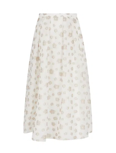Emporio Armani Skirts In Fancy White