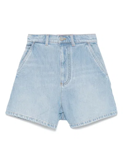 Emporio Armani Sky Blue Denim Shorts