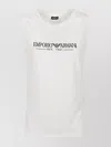 Emporio Armani White Logo Cotton Tank Top