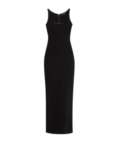 Emporio Armani Sleeveless Dress In Black
