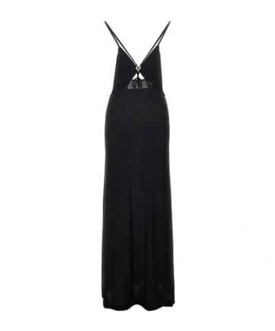 EMPORIO ARMANI LOGO-PLAQUE BEACH DRESS