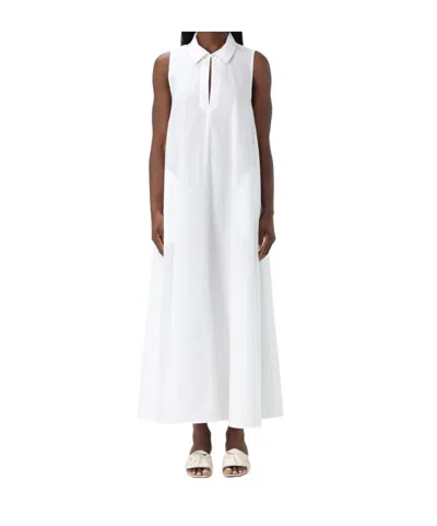 Emporio Armani Sleeveless Dress In White