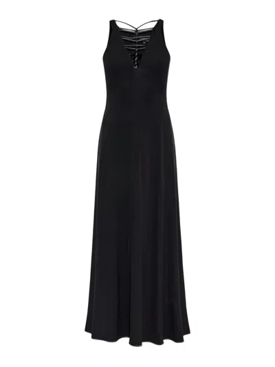 EMPORIO ARMANI SLEEVELESS LONG DRESS
