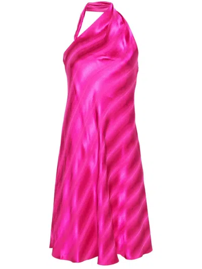 Emporio Armani Sleeveless Mini Dress In Pink
