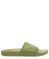 Emporio Armani Slides In Green