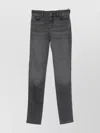 Emporio Armani Skinny Denim Jeans In Gray