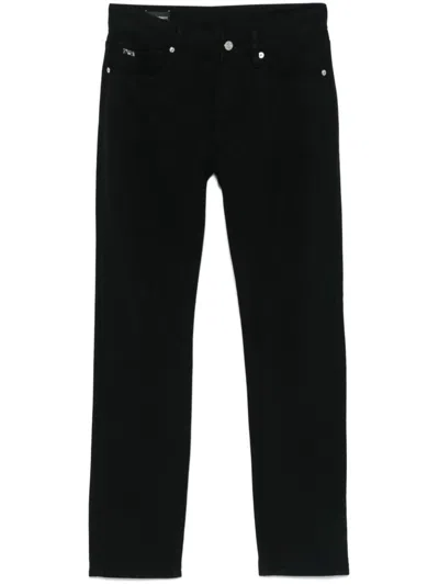 Emporio Armani Slim Fit Jeans In Black