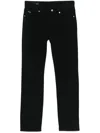 Emporio Armani Man Pants Black Size 31 Cotton, Elastane In Black